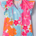  Louise Ruffle Trim Sleeveless Blouse
