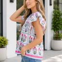  Lucero Flutter Sleeve Top
