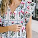  Lucero Flutter Sleeve Top