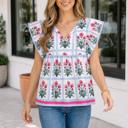  Lucero Flutter Sleeve Top