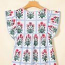  Lucero Flutter Sleeve Top
