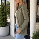 Lucero Raw Hem Distressed Shirt