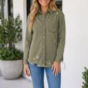  Lucero Raw Hem Distressed Shirt