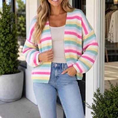 Lucero Shoulder Open Front Sweater