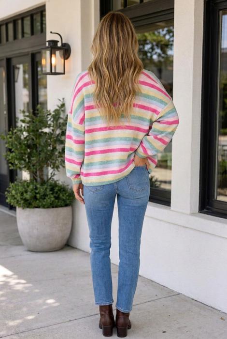 Lucero Shoulder Open Front Sweater