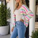  Lucero Shoulder Open Front Sweater