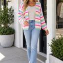  Lucero Shoulder Open Front Sweater