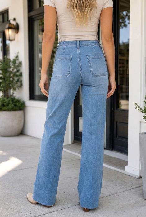 Lucie Patch Stretchy Jeans