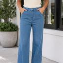 Dusk Blue Size 8 Lucie Patch Stretchy Jeans