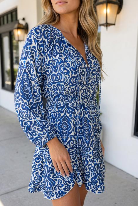 Lucinda Sleeve Mini Dress