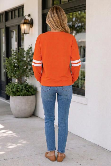 Luisa Oversize Varsity Sweatshirt