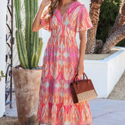 Luz Sleeve Boho Maxi Dress