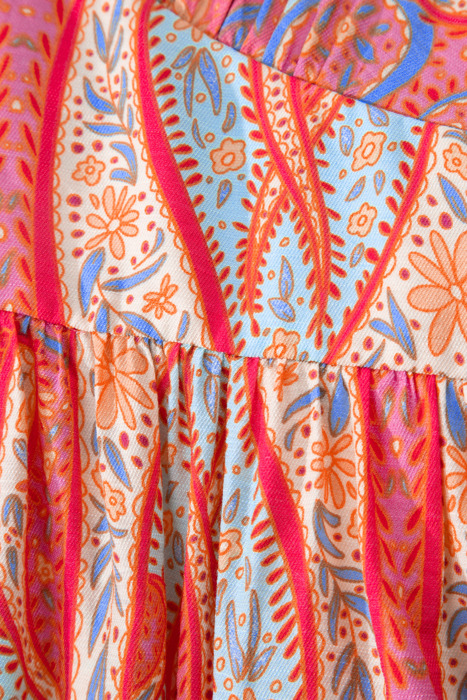 Luz Sleeve Boho Maxi Dress