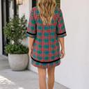  Lydia Trim Short Shift Dress