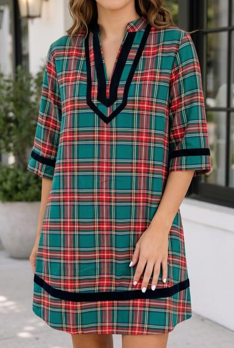 Lydia Trim Short Shift Dress