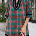  Lydia Trim Short Shift Dress