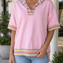  Lyla Oversize Polo Tee