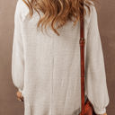  Lyla Waffle Buttoned Top