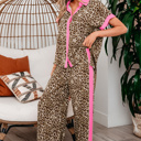  Lylah Contrast Trim Lounge Set