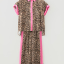  Lylah Contrast Trim Lounge Set