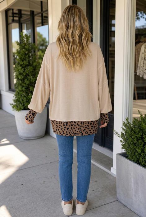 Lylah Seam Baggy Sweatshirt