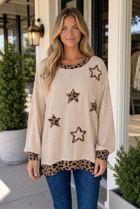 Lylah Seam Baggy Sweatshirt