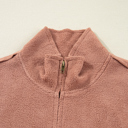  Mabel Half Zipper Baggy Sweatshirt