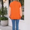  Mackaylah Pumpkin Face Graphic Sweatshirt