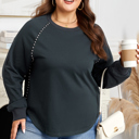 Black XXXXL Mackenzie Edge Mineral Wash PLUS Jumper