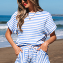  Madalyn Knitted Short Sleeve Top