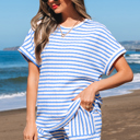  Madalyn Knitted Short Sleeve Top