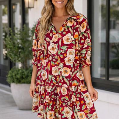 Madalynn Sleeve Short Shift Dress
