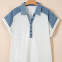  Maddie Cuffed Sleeve Polo PLUS Tee