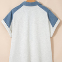  Maddie Cuffed Sleeve Polo PLUS Tee