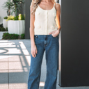  Maddie Flower Spaghetti Straps Sweater