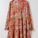  Maddie Ruffle Mini Dress Long Sleeve Top