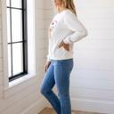  Madelin Sleeve Pullover Sweatshirt Long Sleeve Top