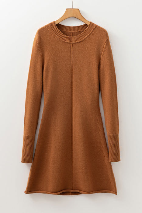 Madeline Ribbed Mini Sweater Dress
