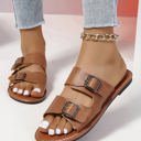  Madelynn Leather Flat Slippers