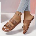  Madelynn Leather Flat Slippers