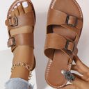 Thai Curry Size 7 Madelynn Leather Flat Slippers