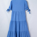  Madelynn Sleeve Tiered Midi Dress