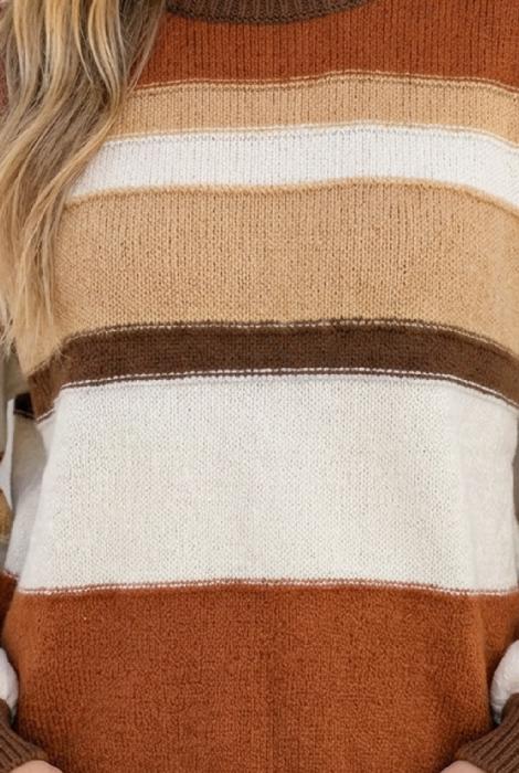 Madilynne Sleeve Knit Sweater Long Sleeve Top