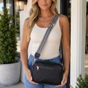 Black Madison Crossbody Bag