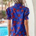  Maeve Sleeve Frilled Floral Blouse