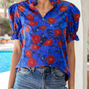  Maeve Sleeve Frilled Floral Blouse