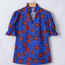  Maeve Sleeve Frilled Floral Blouse