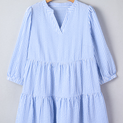 Magnolia Sleeve Tiered Curvy PLUS Dress