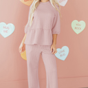 Delicacy XL Makenna Texture Ruffle Hem Top