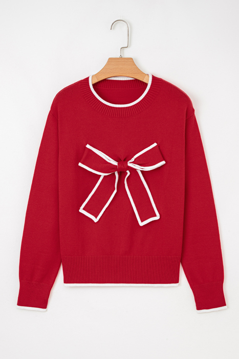 Malaysia accent Holiday Cropped Sweater